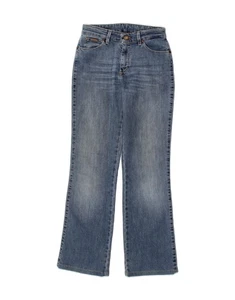 WRANGLER Womens TIna Flared Jeans W27 L29 Blue Cotton AW03 - Picture 1 of 4