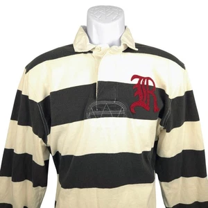 Ralph Lauren Classic Rugby Fit Shirt XL Striped Long Sleeve Number 10 Menswear - Picture 1 of 6
