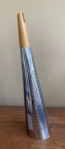 Alessi Todo Riesen Käse und Muskat Reibe in Stahl und Holz Silber - Bild 1 von 3