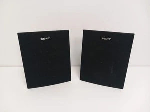 Set of 2 Surround Sound Sony Speakers Hi-Fi Speaker System Black 15W 4 Ohms - Picture 1 of 11