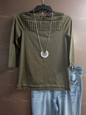 Blusa manga larga color salvia TALLA S ENERGIE INVPV3576 Foto 1 de 3