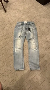 Pantalones de mezclilla Oneteaspoon Trashed Saints talla 24 - Imagen 1 de 2