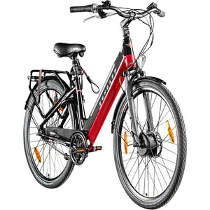 Elektrofahrrad Pedelec City eBike e-bike Shimano 7s E-City Zündapp B-Ware blk/rd - Bild 1 von 7