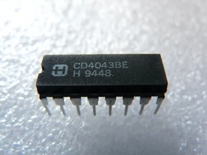 2 x Circuits Intégrés CD4043BE - Harris - Picture 1 of 1