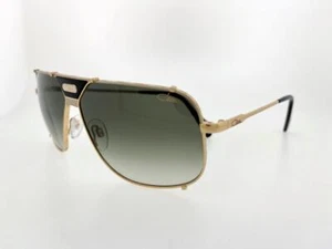 CAZAL SUNGLASSES 994 004 63MM GOLD FRAME WITH GREEN GRADIENT LENSES - Picture 1 of 7