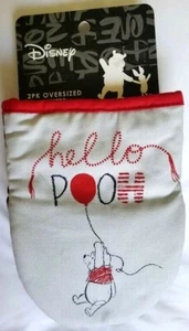 Disney WINNIE THE POOH Kitchen Mitt Oven Mitts Potholders Set of 2 NEW - Picture 1 of 1