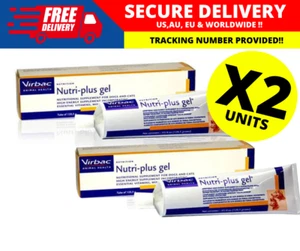 Virbac Nutriplus Nutri Plus Gel Supplement for Cats & Dogs (120g) X 2 - Picture 1 of 9