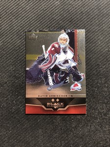 2005-06 UPPER DECK BLACK DIAMOND DAVID AEBISCHER DOUBLE RUBY RED #ed 52/100