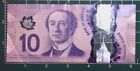 2013 CANADA $10 PASSANGER POLYMER TRAIN RARE  BANKNOTE ADD COLLECTION