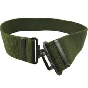 BRITISH ARMY ISSUED S95 WORKING DRESS CANVAS BELT 28"-48" GREEN CADET BRAND NEW - Picture 1 of 1