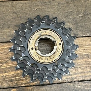 Vintage TDC Freewheel 22t 5 Speed 22 Tooth 5s England 3 Prong 14t Eroica - Picture 1 of 11