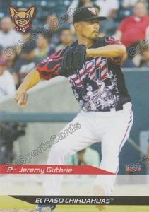 El Paso Chihuahuas 2016 Jeremy Guthrie RC Rookie Padres - Imagen 1 de 1