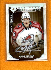 Cale Makar 2019-20 Ultimate Introductions Showcase Autograph RC Auto Avalanche