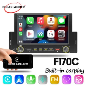 Single Din 6.2" Car Radio Stereo Android/Apple Carplay Bluetooth MP5 Player 2USB - Picture 1 of 12