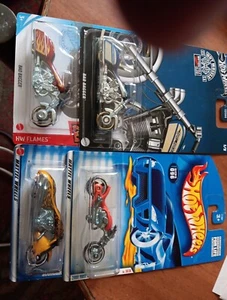 Hot Wheels Motorcycles Assorted Lot Of 4 Including 2024 Motorcycle Clun Bad... - Picture 1 of 5