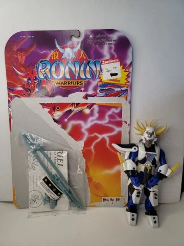 Playmates Toys Ronin Warriors Hariel Action Figure Accessories Cardback VTG 1995 Cover