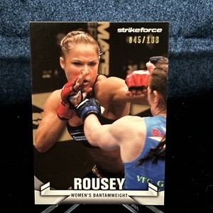2013 Ronda Rousey Topps UFC Knockout Gold card #1  #’d 45/188