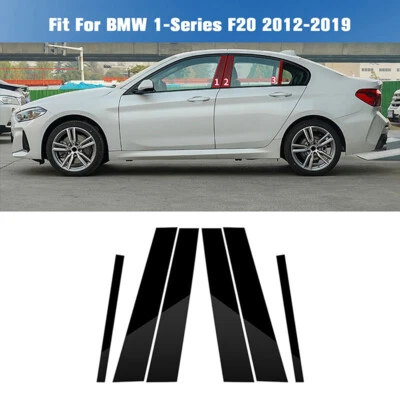 For BMW 1-Series F20 2012-2019 Gloss Black Pillar Posts Window Trim Sticker - Изображение 1 из 4