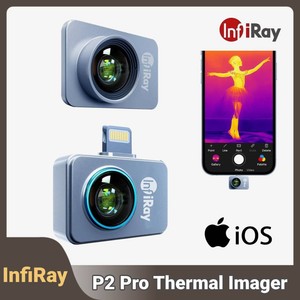 InfiRay P2 Pro Thermal Imager Camera for iPhone with Magnetic Macro Lens