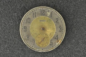VINTAGE 12 SIZE GRADE 303 ELGIN O.F. POCKET WATCH MOVEMENT - NOT RUNNING - Picture 1 of 2