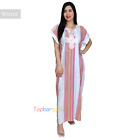 Moroccan Kaftan Dress Summer Women Caftan Embroidered Casual Eid Gift Size S M L