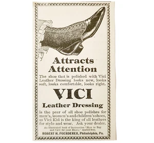 Foerderer Vici Leather Dress Shoes 1897 Advertisement Victorian Fashion ADBN1ttt - Picture 1 of 1
