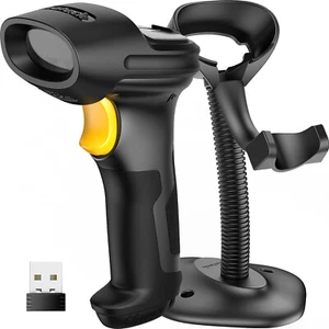 Inateck Wireless Barcode Scanner Reader 2.4GHz+USB Auto Induction w Free Stand - Picture 1 of 8