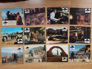 SERGIO LEONE: ES WAR EINMAL IM WESTEN 12er Set deutsche Lobbykarten BRONSON - Bild 1 von 3