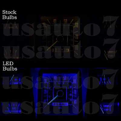 NEW Dash Cluster Gauge BLUE LED LIGHTS KIT Fits 73-79 Ford F100 F150 F250 Bronco Foto 1 de 4