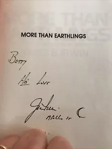 "More Than Earthlings" James B. Irwin signiert beschriftet Buch gebunden - Bild 1 von 7