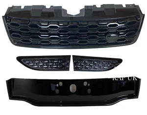 Land Rover Discovery Sport parrilla negra ventilaciones laterales matrícula envolvente 2014-19 - Imagen 1 de 22
