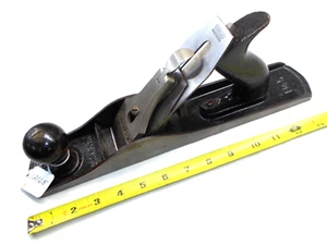 Avión, Stanley de colección. No. Avión de madera con suela corrugada para 5 carpinteros, tipo 18, EE. UU. - Imagen 1 de 8