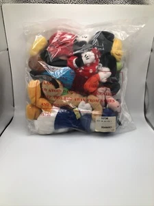 Disney Store Mini Bean Bag Set , Mickey, Minnie, Pluto, Donald & Goofy Plushes - Picture 1 of 6