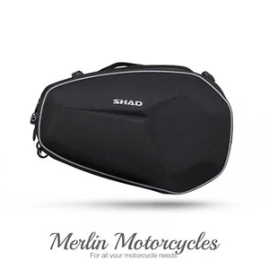 Alforjas expandibles semirígidas para motocicleta SHAD E48 - negras - Imagen 1 de 7