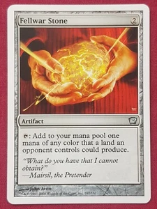 Magic The Gathering 9TH EDITION FELLWAR STONE artifact card MTG NINTH - Picture 1 of 2