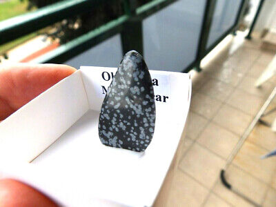 Minerales   Extraordinario Mineral De Obsidiana Rodada De Madagascar  -  8c20   • 2.03€
