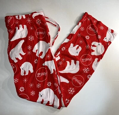 Coca Cola Pijama Pantalones Prendas para dormir Pijamas Rojo y Blanco Unisex Adultos Talla Grande Nuevo sin Etiquetas Foto 1 de 4