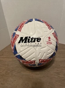 OFFICIAL EMIRATES FA CUP MATCH ISSUED MITRE ULTIMAX PRO SEMIFINAL BALL 23-24 #A - Imagen 1 de 9