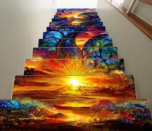 3D Art Painting G215 Stair Risers Decoration Photo Mural Vinyl Decal Wallpaper E - Bild 1 von 6