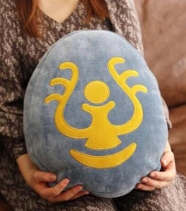 Studio Ghibli Castle in the Sky Laputa Flying Stone Bead Cushion from JP NEW - Picture 1 of 4