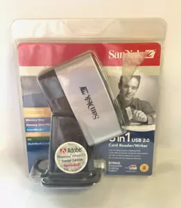 Sandisk ImageMate 8 in 1 USB 2.0 Card Reader/Writer SDDR-88-A15 New Sealed - Picture 1 of 8