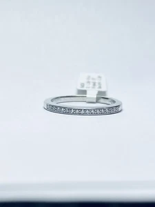 Halb-Memory Ring 0,080ct Brillanten in 750‘er 18 Karat Weißgold. Ro034 - Picture 1 of 6