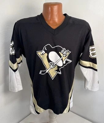 JUVENTUD AUTÉNTICA CAMISETA DE NOVATO SIDNEY CROSBY 87 TALLA Y-(L/XL) CCM NHL bolígrafos de hockey Foto 1 de 4