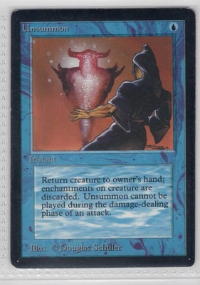 Unsummon - Beta - Vintage -  Magic the Gathering MTG - ACTUAL CARD - US SELLER - Image 1 of 2