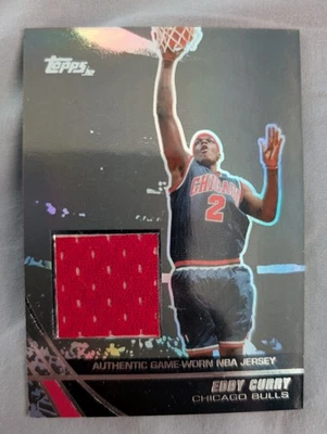 EDDY CURRY 2004 Topps реликвия 25/25 читать карта PWE - Изображение 1 из 2