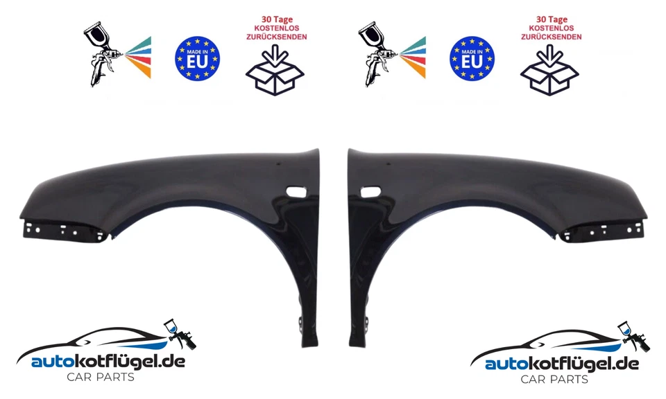 Fender for VW Golf 4 IV LC9Z left + right 97-06 front painted new - Image 1 of 4