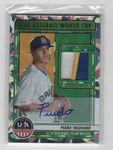 2023 usa baseball stars and stripes cracked ice pedro theodoro patch auto - Picture 1 of 1