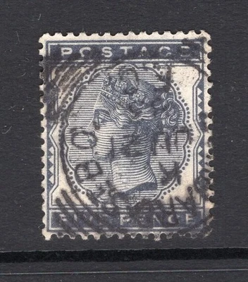 GB 1880-81 QV 5d Indigo SG 169 CV usado 175 £ Foto 1 de 2