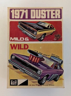 Original MPC 1971 Plymouth Duster Mild & Wild Mint Model Kit w/ Sealed Bag - Image 1 of 4