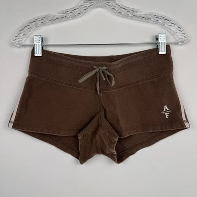 VTG Y2K Abercrombie & Fitch Cloth Micro Mini Sweat Shorts - Size XS Daisy Dukes - Image 1 of 4